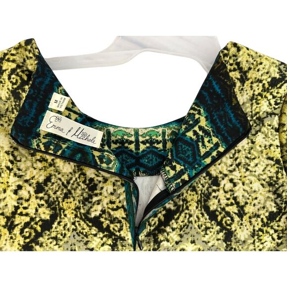 Emma and Michele Womens Multicolor 3/4 Sleeve Dress size Medium - Picture 5 of 11